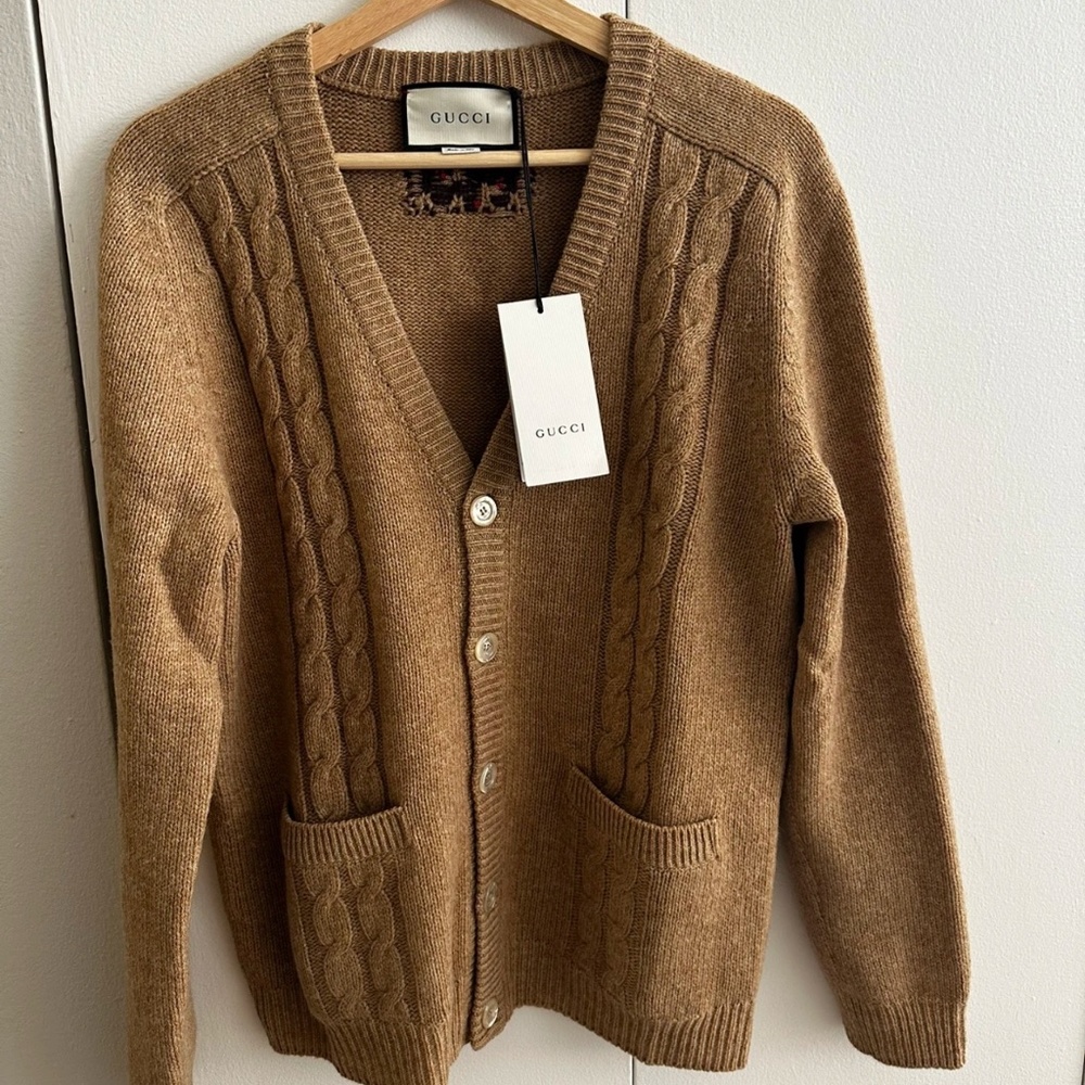 Gucci long sleeve cardigan unisex